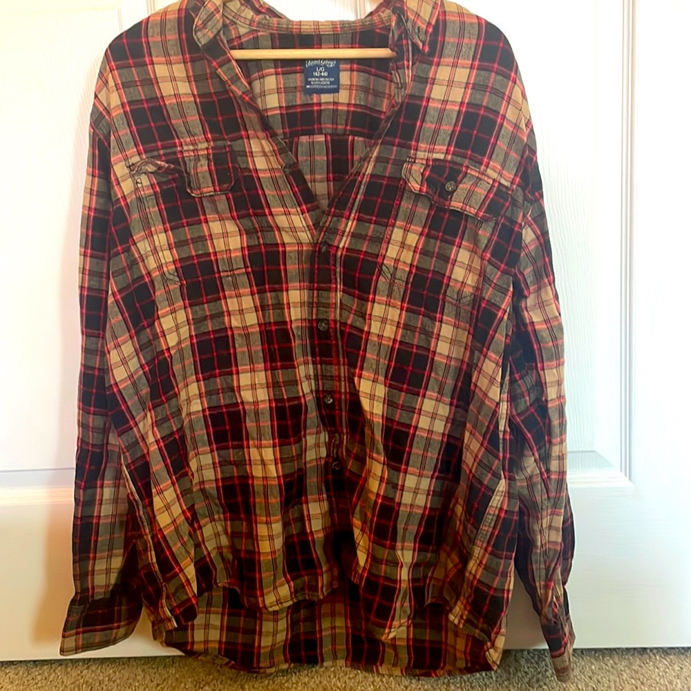 Cozy mens flannel